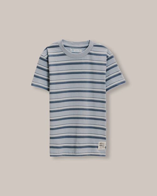 Playera Cuello Redondo Rayas